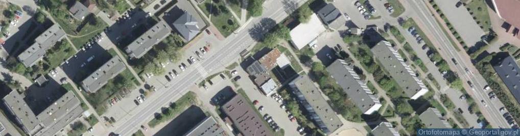 Zdjęcie satelitarne Rehabilitacja B Skawska E Konopko A Muc w Janasik A Narewska
