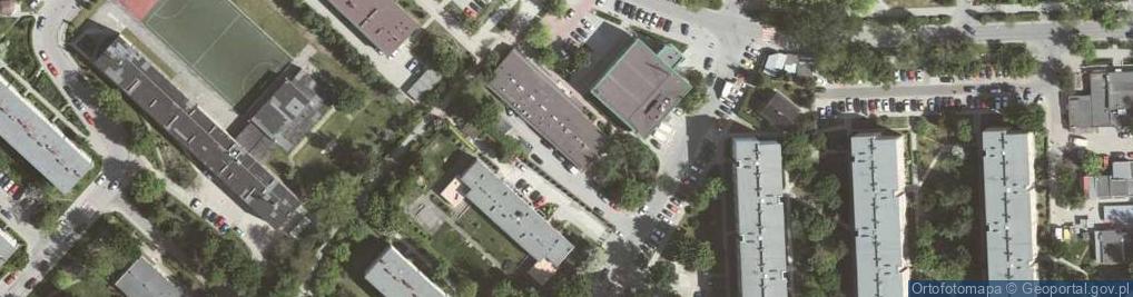 Zdjęcie satelitarne Rejon Obsługi Mieszkańców Prokocim