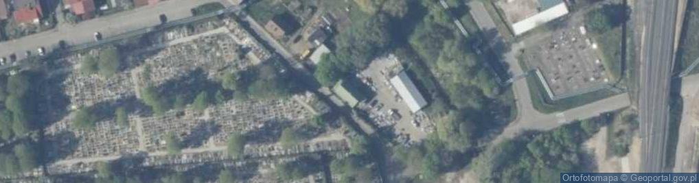 Zdjęcie satelitarne Remigiusz Laszecki Kamieniarstwo Nagrobkowe Dolmen