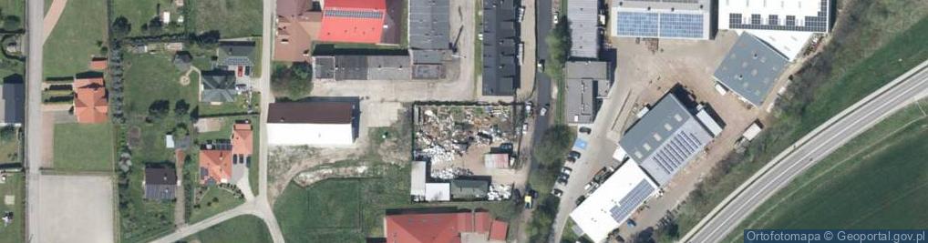 Zdjęcie satelitarne Robert Wiklowski - a)Przedsiębiorstwo Produkcyjno-Usługowo -Handlowe Eko-Par, b) Firma Usługowa Eko-Par II Sc.