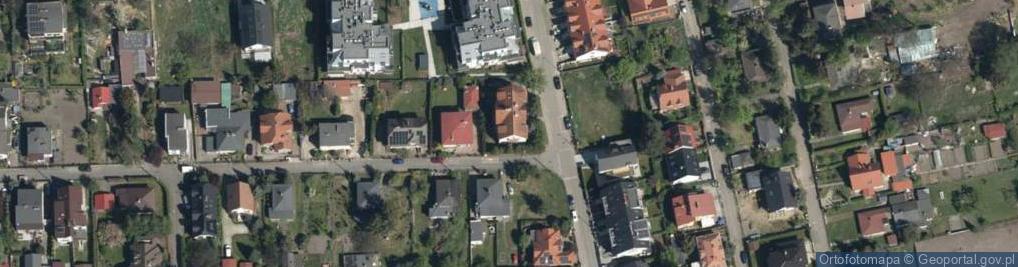 Zdjęcie satelitarne Rocławska-Mannucci E., Wrocław