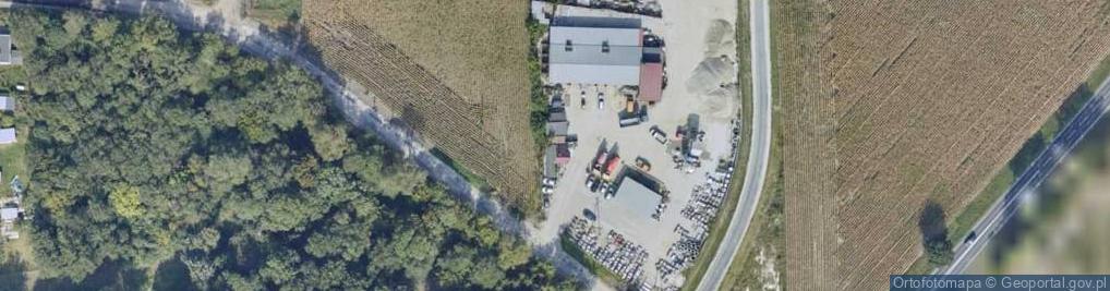 Zdjęcie satelitarne Roman Lisiecki Przedsiębiorstwo Produkcyjno Handlowo Usługowe Budkar