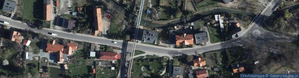 Zdjęcie satelitarne Romek Dominika Draft Biuro Projektowe