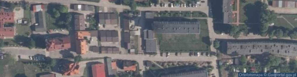 Zdjęcie satelitarne Romincka Spółdzielnia Mieszkaniowa w Gołdapi