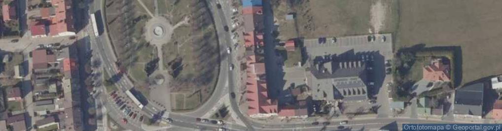 Zdjęcie satelitarne Rondo Gumieniak Wiesław Marciniak Janusz i Swajda Mieczysław