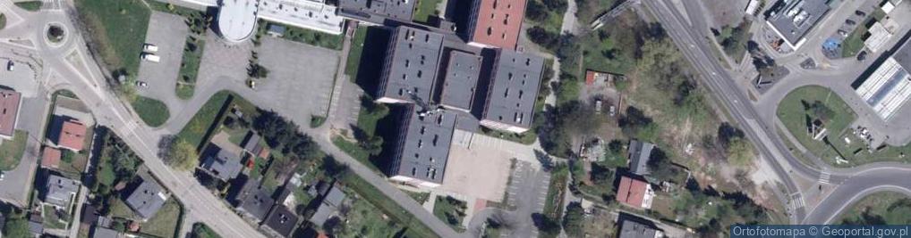 Zdjęcie satelitarne Rybnickie Centrum Edukacji Zawodowej Centrum Kształcenia Ustawicznego Oraz Praktycznego Uzupełniające Liceum Ogólnokształcące Dla Dorosłych