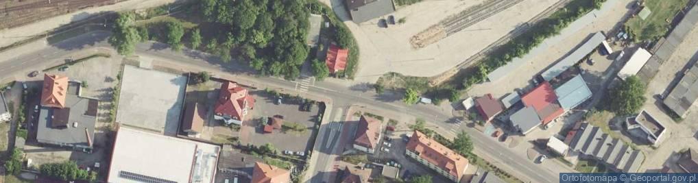 Zdjęcie satelitarne Rynek Miejski Kostrzyn Nad Odrą