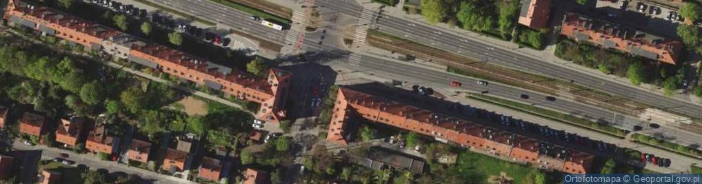 Zdjęcie satelitarne "Ryś" Handel Obwoźny Siałkowski Tadeusz