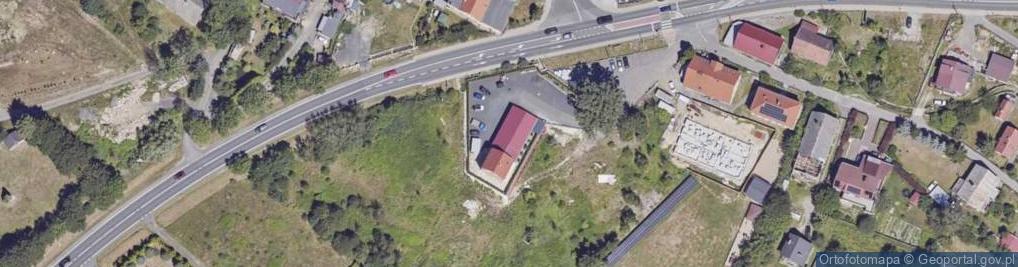 Zdjęcie satelitarne "Ryś" Ośr.Szkol.Kierowców Kotkowska Barbara, Wojcieszyce