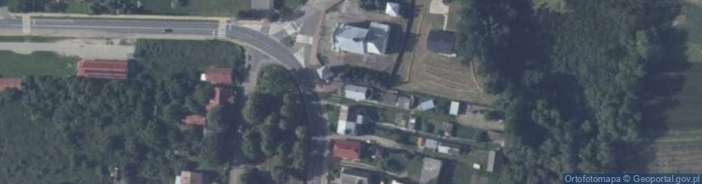 Zdjęcie satelitarne Rzymsko-Katolicka Parafia św.Wawrzyńca w Sieciechowie