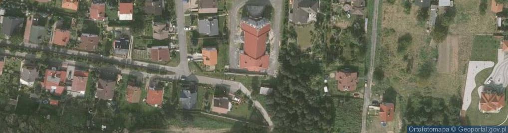 Zdjęcie satelitarne Rzymskokatolicka Parafia P.w.Świętego Józefa Robotnika w Złotoryi