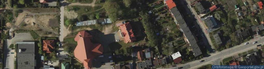 Zdjęcie satelitarne Rzymskokatolicka Parafia pod Wezwaniem Matki Boskiej Różańcowej w Olsztynie