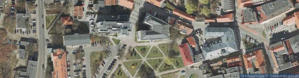 Zdjęcie satelitarne Sąd Okręgowy w Zielonej Górze