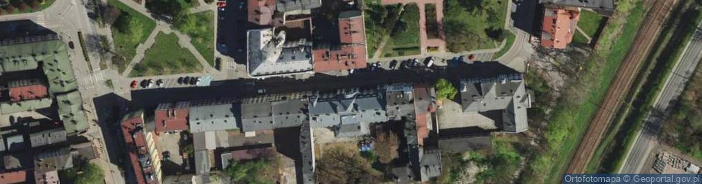 Zdjęcie satelitarne Sąd Rejonowy w Będzinie