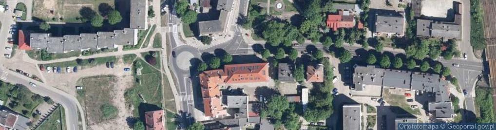 Zdjęcie satelitarne Sąd Rejonowy w Gryfinie