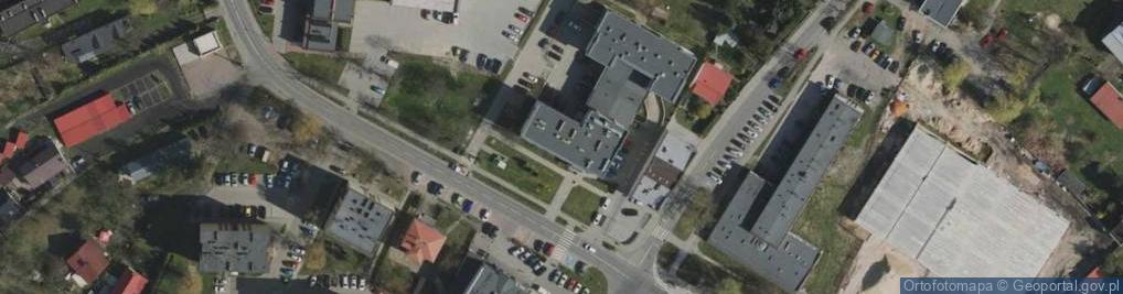 Zdjęcie satelitarne Sąd Rejonowy w Myszkowie