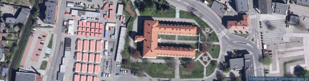 Zdjęcie satelitarne Sąd Rejonowy w Rybniku
