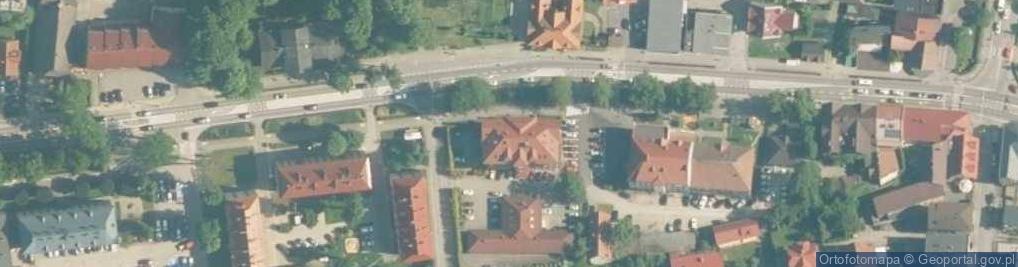 Zdjęcie satelitarne Sąd Rejonowy w Suchej Beskidzkiej