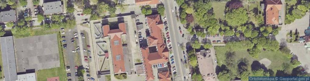 Zdjęcie satelitarne Sąd Rejonowy w Zabrzu