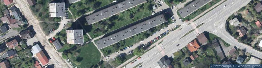 Zdjęcie satelitarne Sądeckie Towarzystwo Lotnicze Orlik w Nowym Sączu