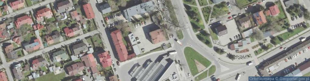 Zdjęcie satelitarne Sądeckie Zakłady Eksploatacji Kruszywa
