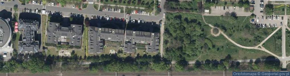 Zdjęcie satelitarne Sag.Projekt Biuro Projektów i Realizacji Inwestycji Grzegorz Sąsiada