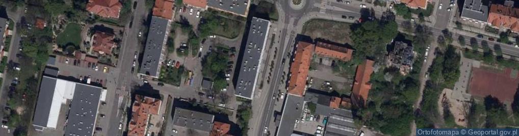 Zdjęcie satelitarne Salon Fryzjer., Ćwiklińska, Legnica