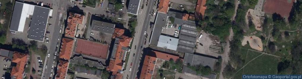 Zdjęcie satelitarne Salon Fryzjerski Supernak, Legnica