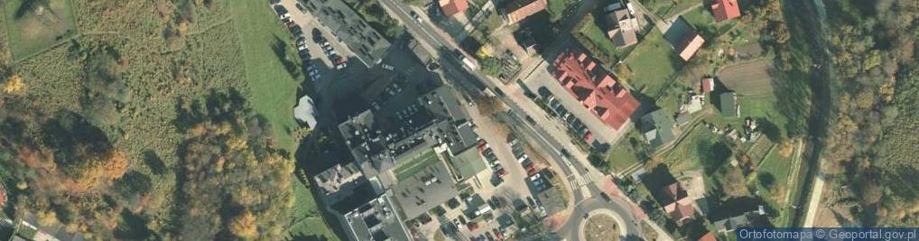 Zdjęcie satelitarne Samodzielny Publiczny Zakład Opieki Zdrowotnej Szpital im DR Józefa Dietla w Krynicy