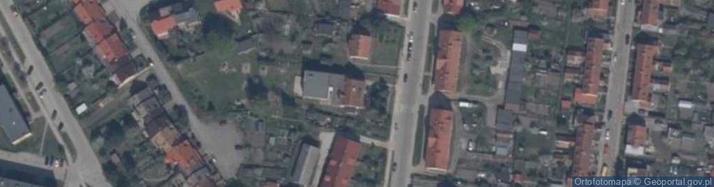 Zdjęcie satelitarne Samorządowe Przedszkole nr 1 w Węgorzewie