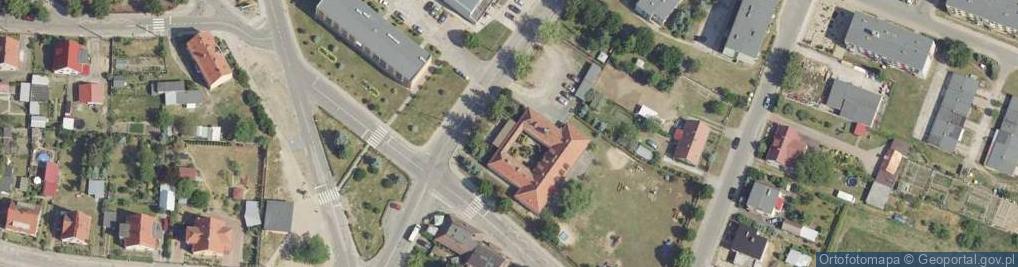 Zdjęcie satelitarne Samorządowe Przedszkole Publiczne w Ośnie Lubuskim