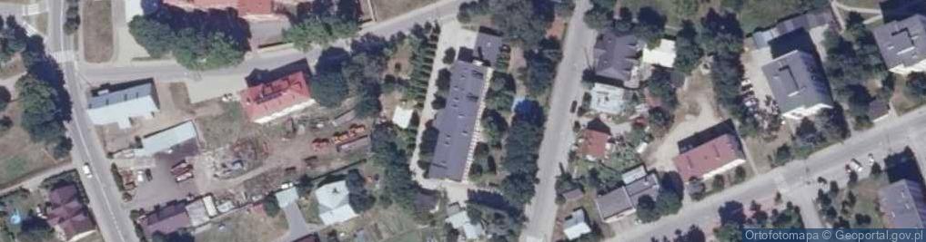 Zdjęcie satelitarne Samorządowe Przedszkole Żłobek w Dąbrowie Białostockiej