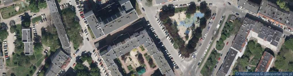 Zdjęcie satelitarne "Sankro" Handel Hurtowy i Detaliczny Wiejak Marta