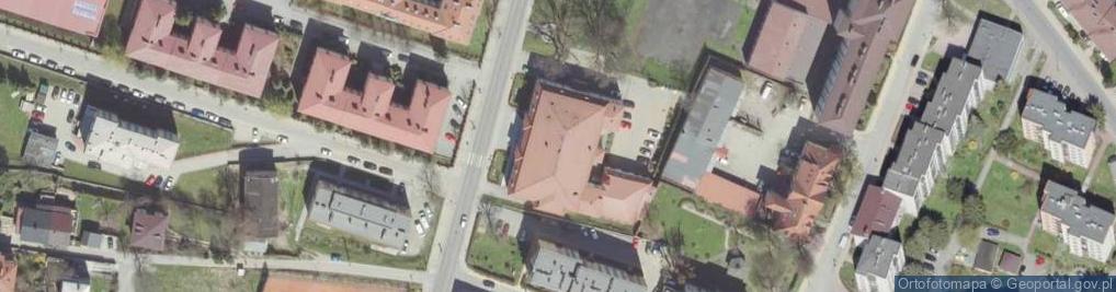 Zdjęcie satelitarne Sanocki Dom Kultury im Adama Mickiewicza
