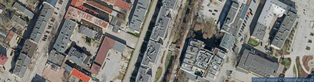 Zdjęcie satelitarne Sanprofi Rzeczoznawstwo Sanitarne i BHP Projektowanie Technologiczne Doradztwo Techniczne i Ochrony Środowiska