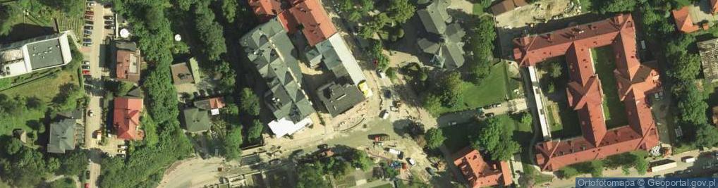 Zdjęcie satelitarne Schronisko Górskie PTTK Jaworzyna Krynicka Krystyna Marian Dzwoniarscy