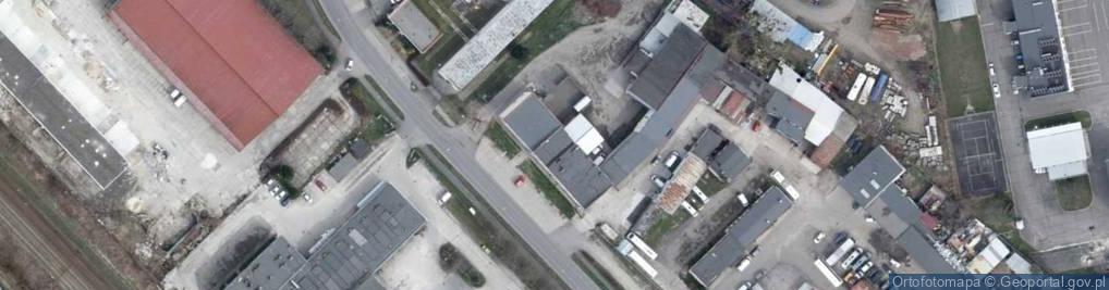 Zdjęcie satelitarne Sebastian Waindzoch Przedsiębiorstwo Produkcyjno-Handlowo-Usługowe Segal