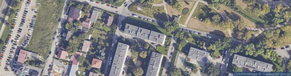 Zdjęcie satelitarne Sekuła Lekarski Specjalistyczny Ortopedyczny Niepubliczny Zakład Opieki Zdrowotnej Przychodnia Sanus