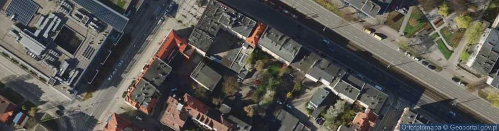 Zdjęcie satelitarne Serwis Zamków, Zabezpieczeń, Kluczy i Maszyn do Szycia Andrzej Olech, 80-244 Gdańsk-Wrzeszcz Al.Grunwaldzka 74