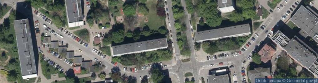 Zdjęcie satelitarne "Sezam" Przedsiębiorstwo Usługowo-Handlowe Krajewski Jerzy