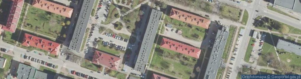 Zdjęcie satelitarne Skarżyski Klub Amazonek w Skarżysku Kamiennej