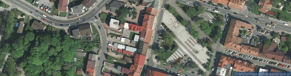 Zdjęcie satelitarne Skawińska Gminna Spółka Wodna