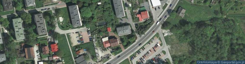Zdjęcie satelitarne Skawpol Transport Zarobkowy Samochodem Ciężarowym Janusz Mucha