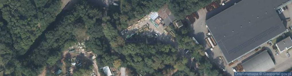 Zdjęcie satelitarne Skład Drzewny Jawor Wilczyński Spółka Jawna