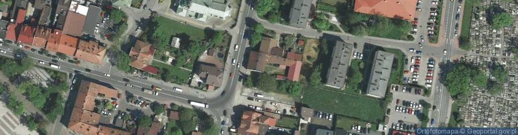 Zdjęcie satelitarne Skład Materiałów Budowlanych Domex