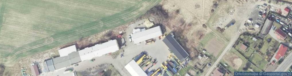 Zdjęcie satelitarne Składnica Rolnicza i Chomicz K Chomicz w Chomicz B Kołogrecki