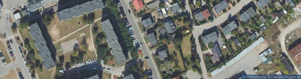 Zdjęcie satelitarne Sklep Chemiczno Kosmetyczny Żuchowska