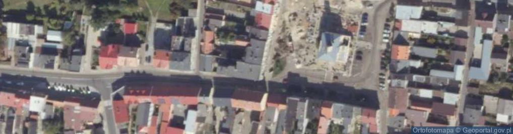 Zdjęcie satelitarne Sklep Drogeryjno Przemysłowy T Sikora & Ł Gubańska Krobia
