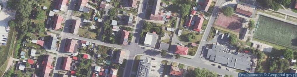 Zdjęcie satelitarne Sklep Mięsny Artykuły Spożywcze i Przemysłowe E.Korczowska