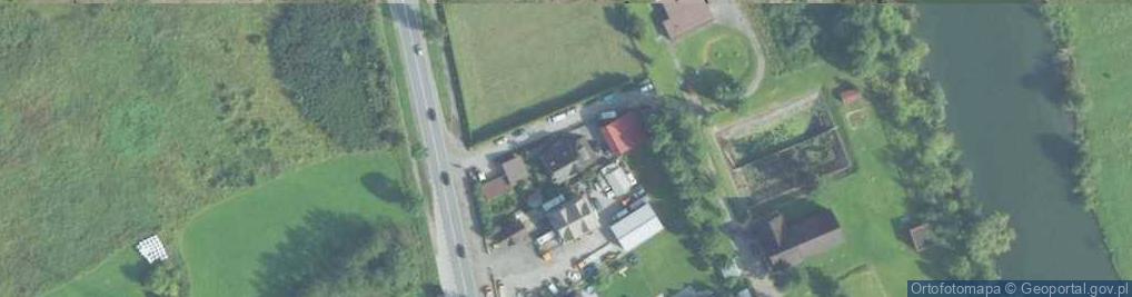 Zdjęcie satelitarne Sklep Motoryzacyjny Pokoje Gościnne Elka